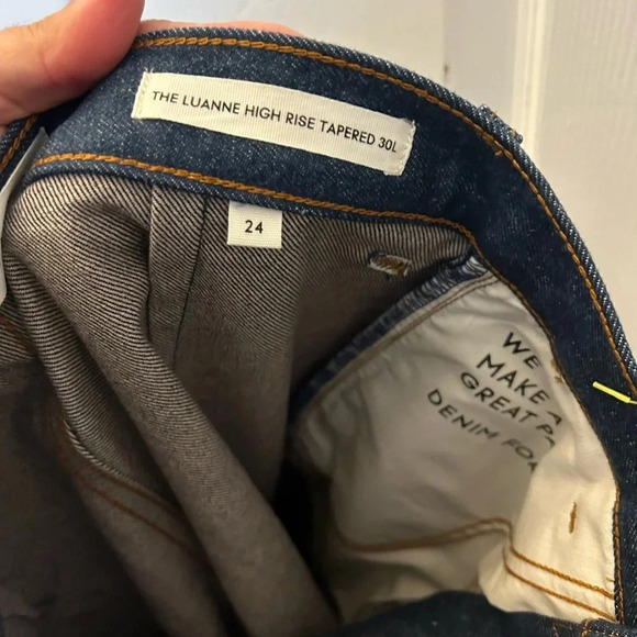 Aritzia Denim Forum Luanne High Rise Tapered Jean 24 - Picture 7 of 8